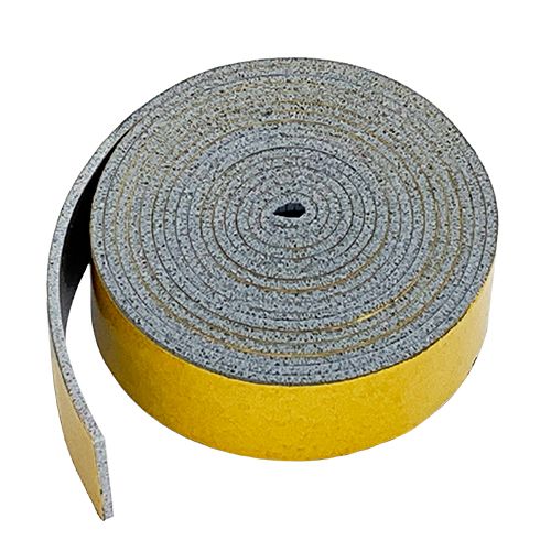 HT800 Grey Silicone Sponge strip self adhesive 40mm wide x 1.6mm thick