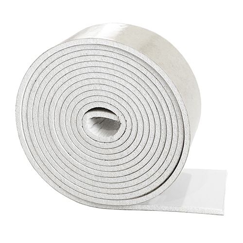Silicone rubber strip sponge 10mm wide x 1.5mm thick