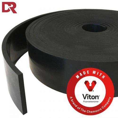 Viton rubber strip 1.5mm x 25mm